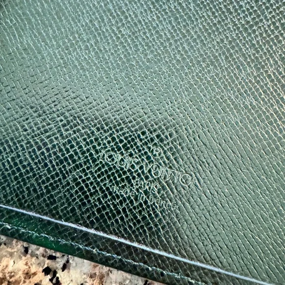 Louis Vuitton Taiga Porte Valeurs Wallet In Dark Green - Picture 10 of 14